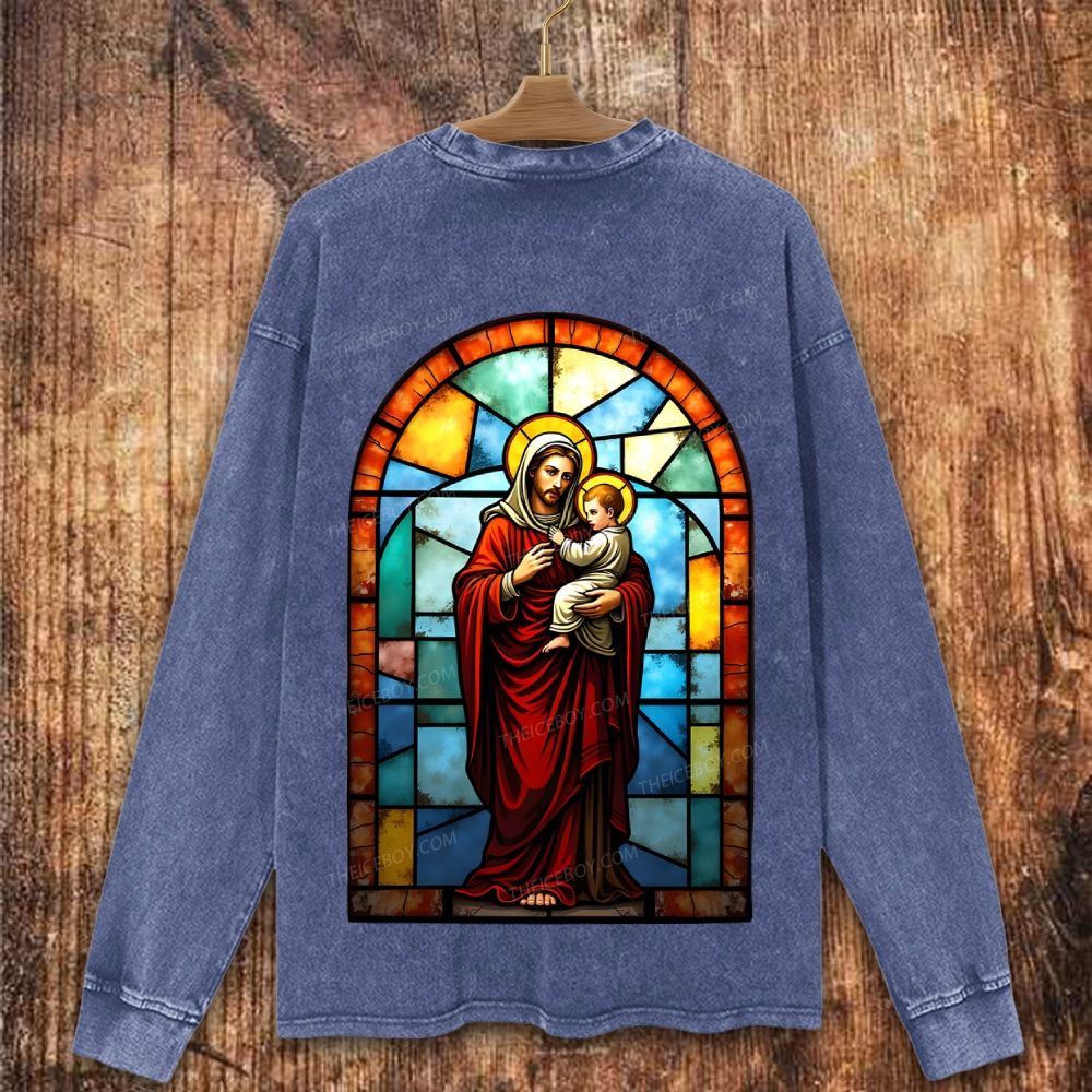 Eastern Orthodox Classic Christian Washed Sweatshirt