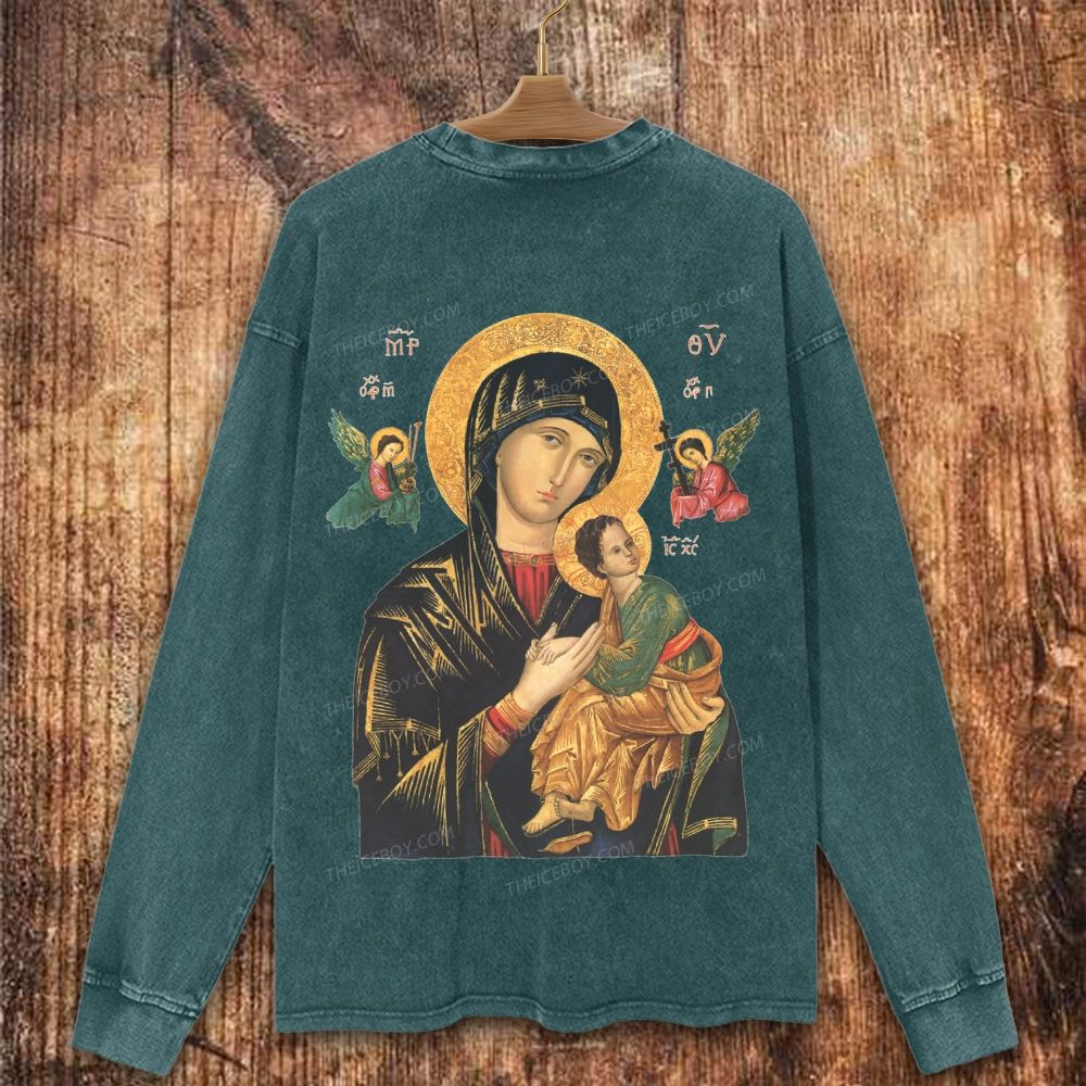 Our Lady of Perpetual Christian Washed Sweatshirt