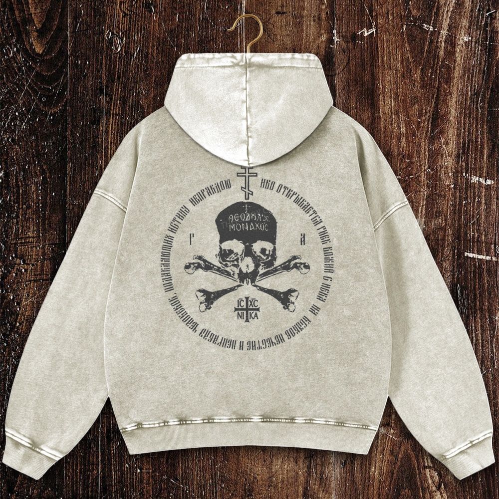 Ic Xc Ni Ka Christian Washed Hoodie