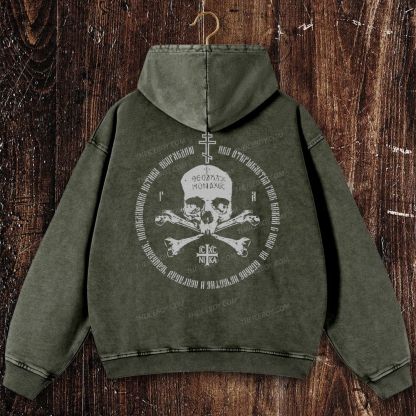 Ic Xc Ni Ka Christian Washed Hoodie