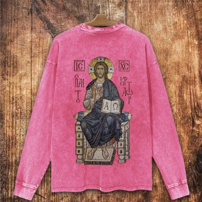 IC XC Christian Washed Sweatshirt