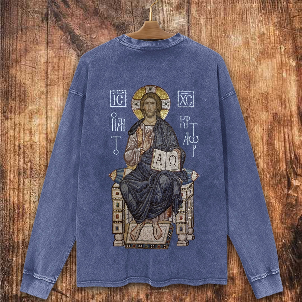 IC XC Christian Washed Sweatshirt