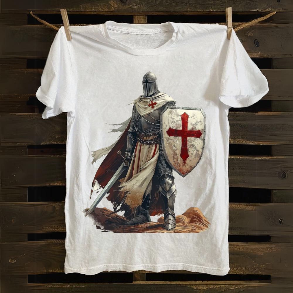 The Knights templar Cotton T-shirt