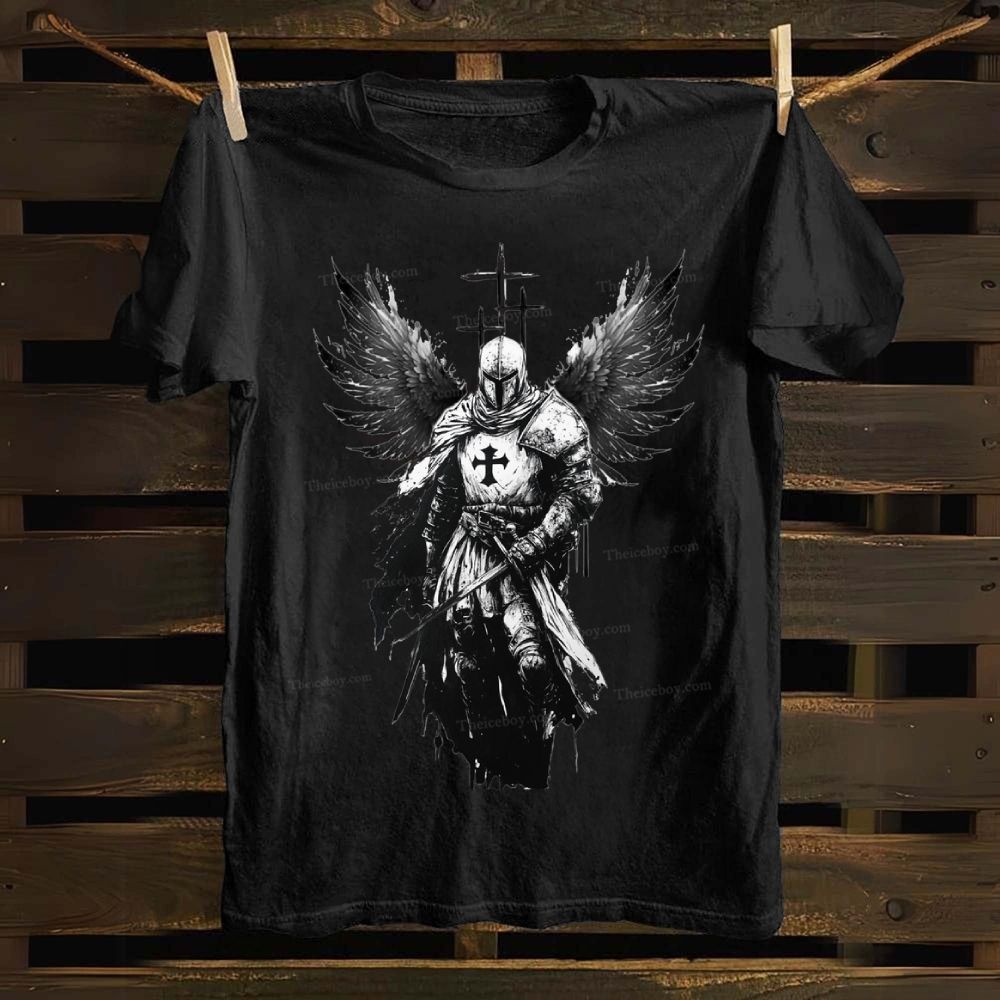 Crusader Wings Cotton T-shirt