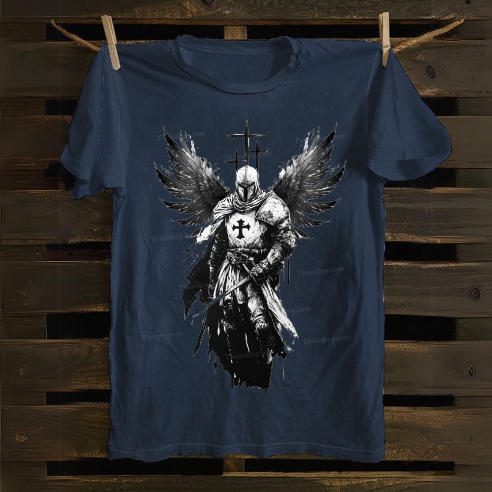 Crusader Wings Cotton T-shirt