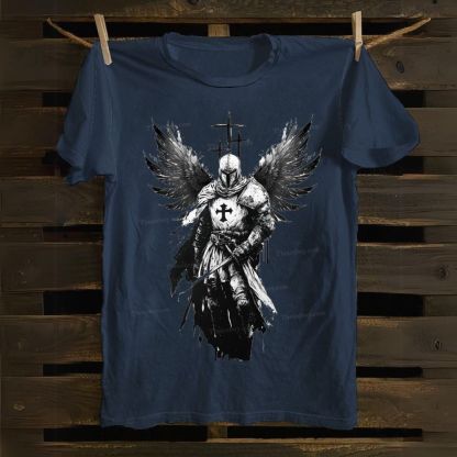 Crusader Wings Cotton T-shirt