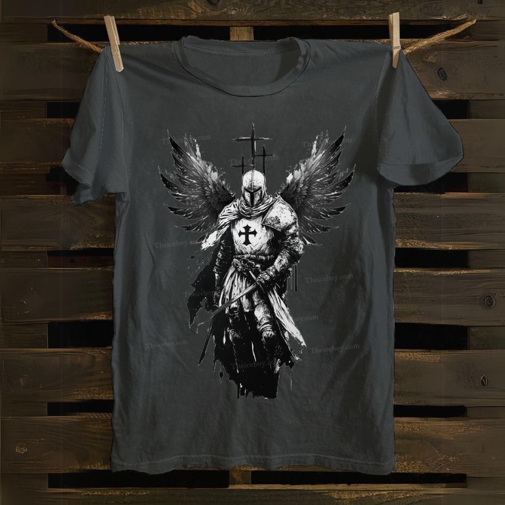 Crusader Wings Cotton T-shirt