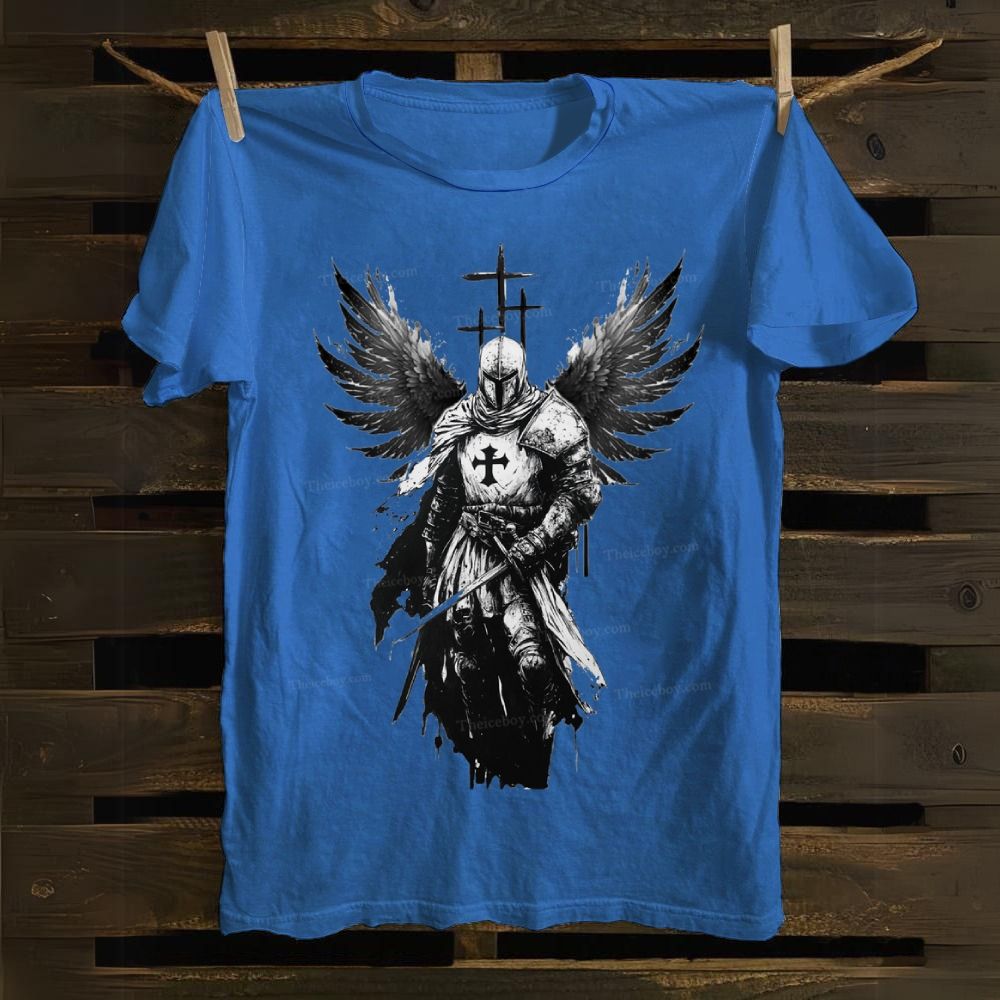 Crusader Wings Cotton T-shirt
