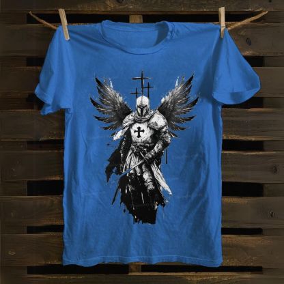 Crusader Wings Cotton T-shirt