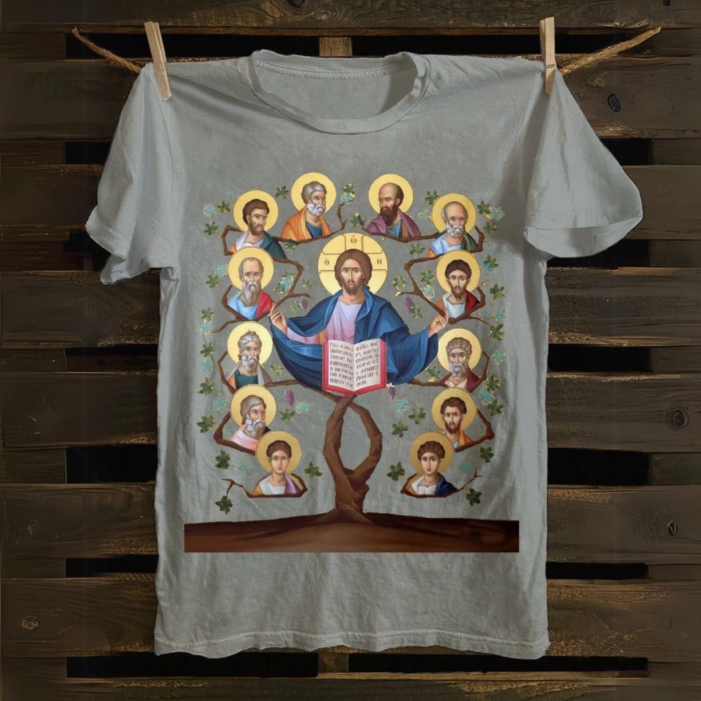 Glory to the Father, and to the Son, and to the Holy Spirit Cotton T-shirt