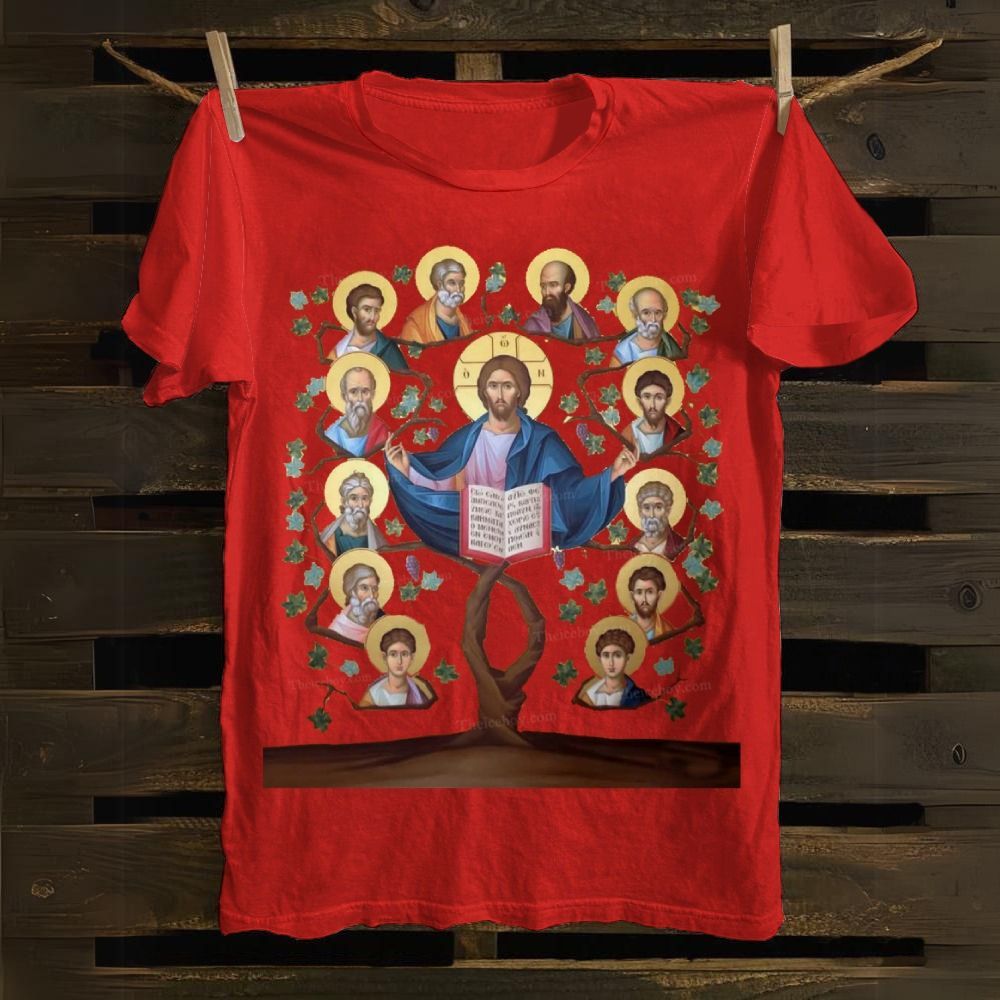 Glory to the Father, and to the Son, and to the Holy Spirit Cotton T-shirt