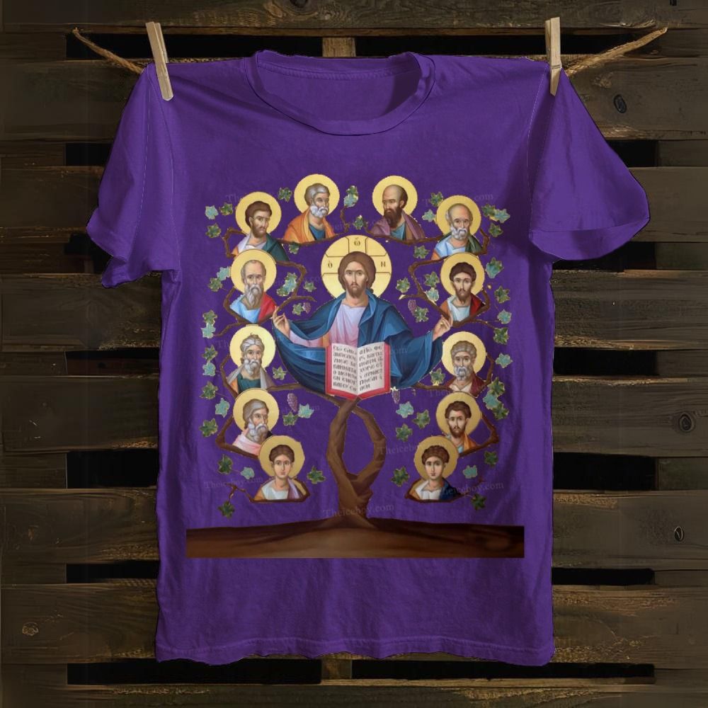 Glory to the Father, and to the Son, and to the Holy Spirit Cotton T-shirt
