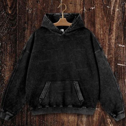 Virgin Mary Christian Washed Hoodie