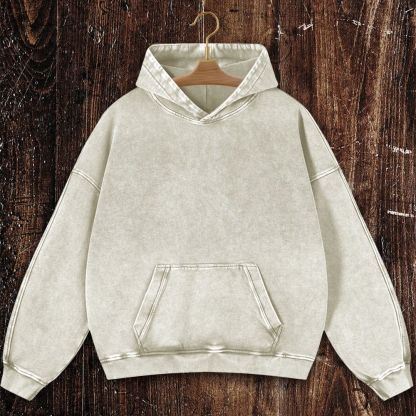 Virgin Mary Christian Washed Hoodie