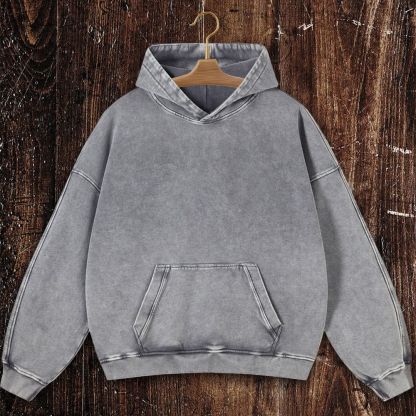 Virgin Mary Christian Washed Hoodie