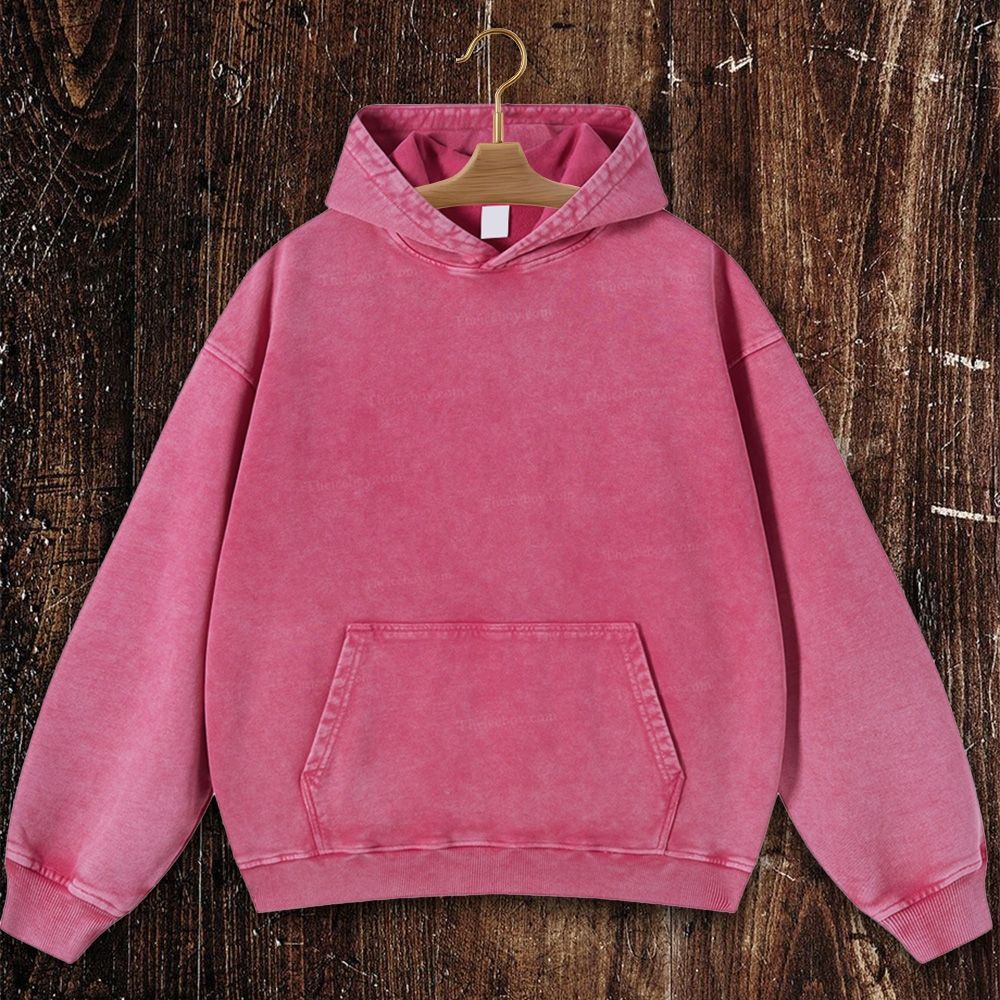 Virgin Mary Christian Washed Hoodie