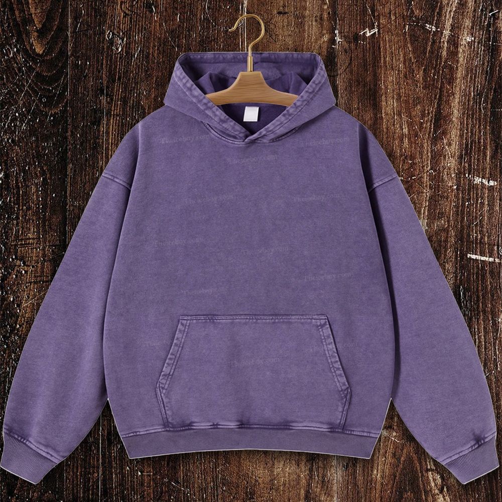 Virgin Mary Christian Washed Hoodie