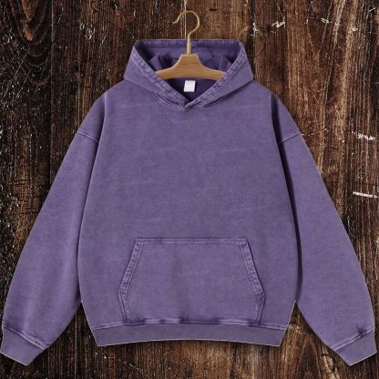 Virgin Mary Christian Washed Hoodie