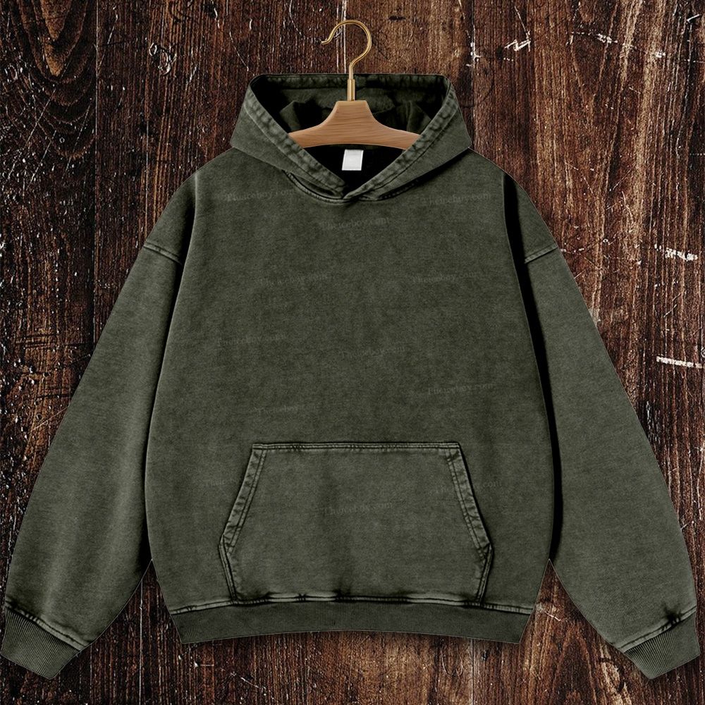 Virgin Mary Christian Washed Hoodie