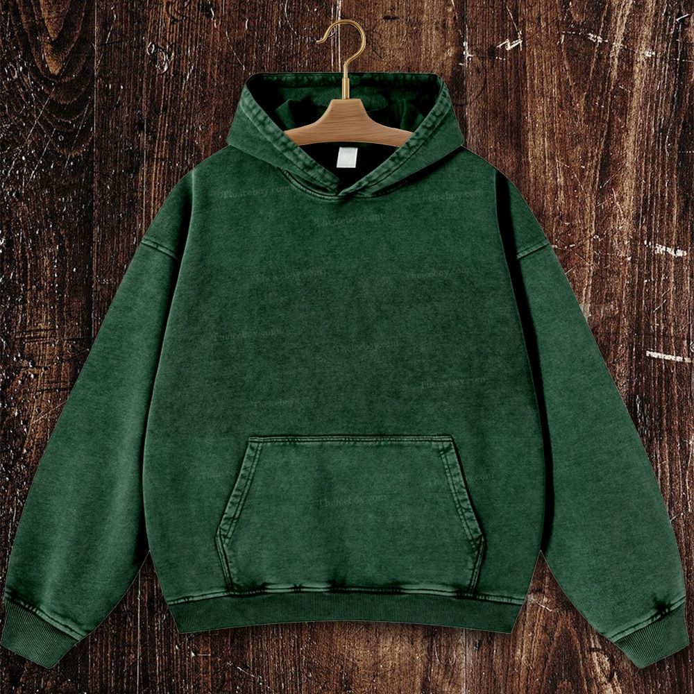 Virgin Mary Christian Washed Hoodie