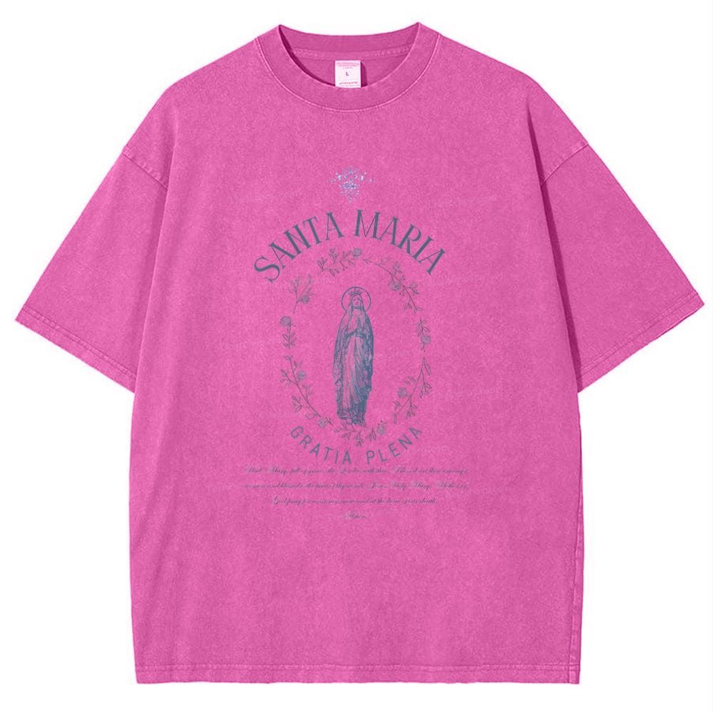 Snowflake Vintage Cotton T-Shirt 2509004000