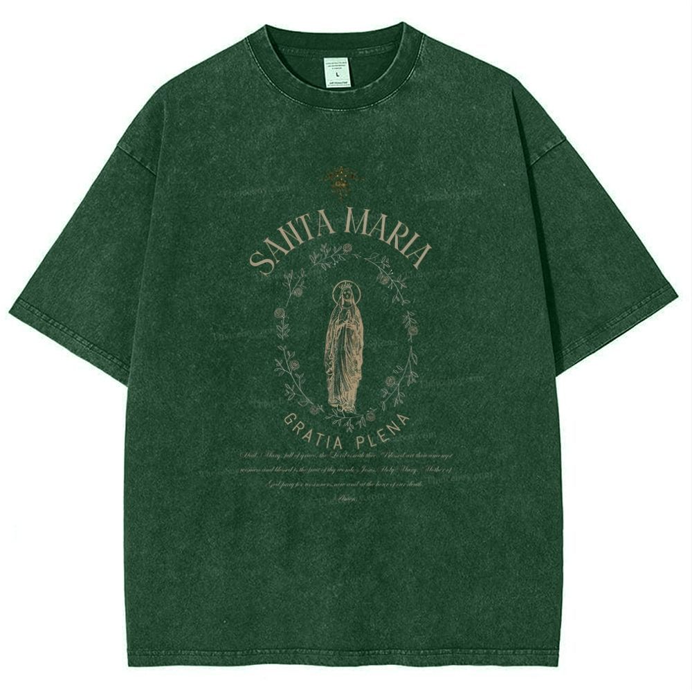 Snowflake Vintage Cotton T-Shirt 2509004000