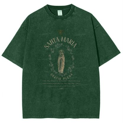 Snowflake Vintage Cotton T-Shirt 2509004000