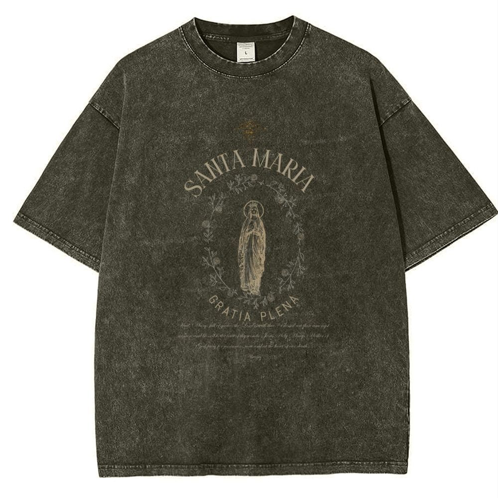 Snowflake Vintage Cotton T-Shirt 2509004000