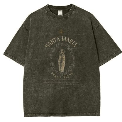 Snowflake Vintage Cotton T-Shirt 2509004000
