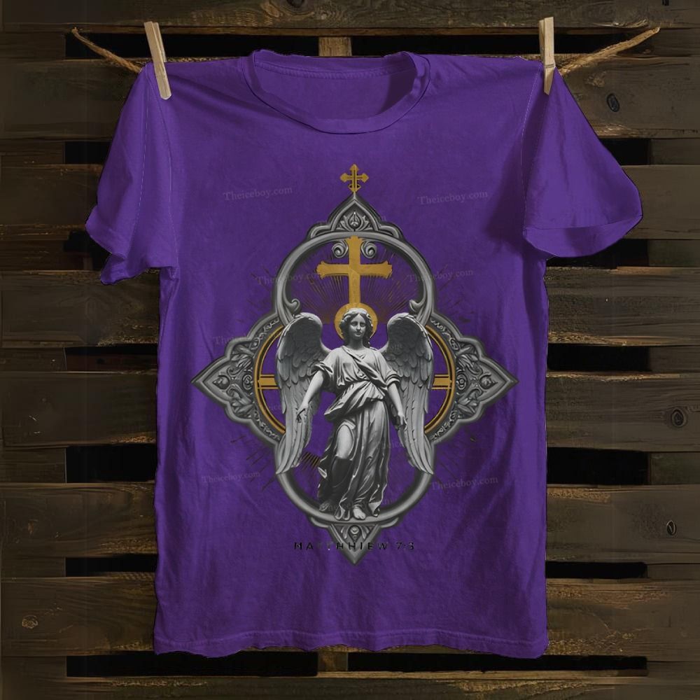 Matthew 7:3 Jesus Cotton T-shirt