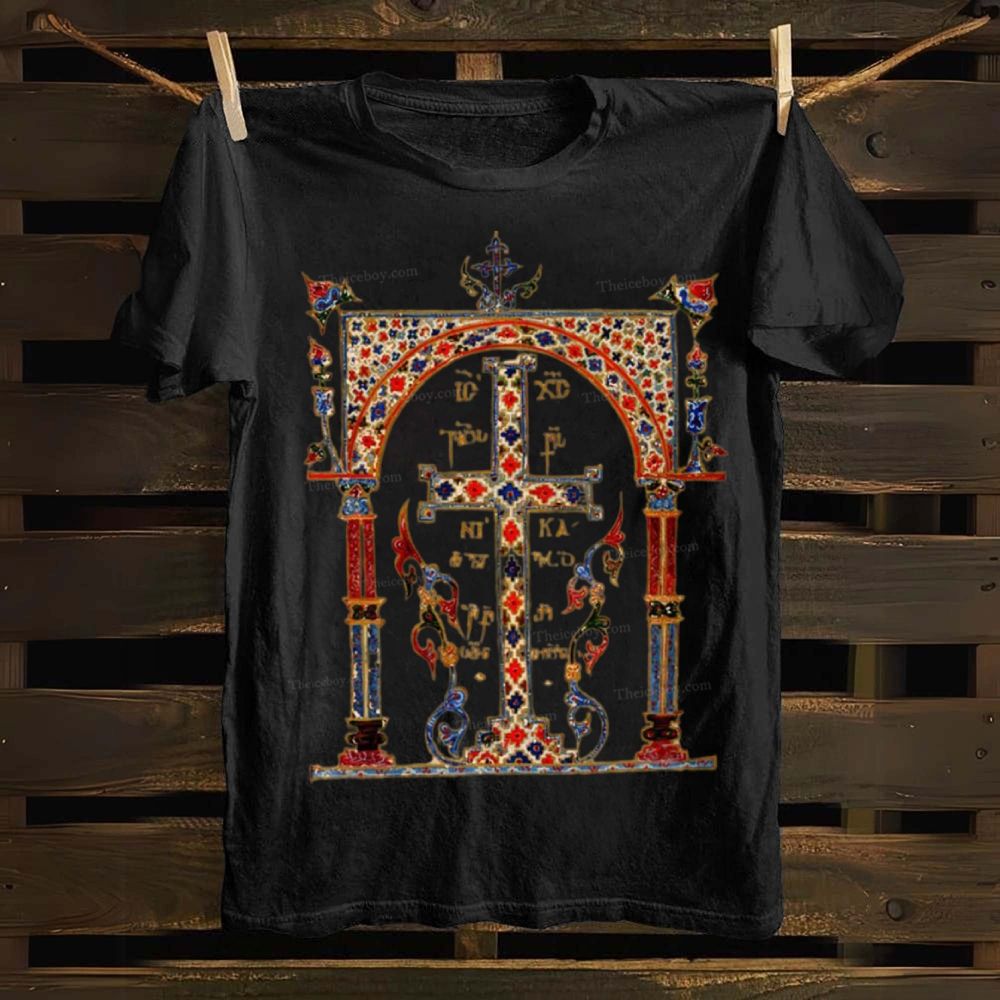 Blooming Cross Cotton T-shirt