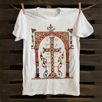 Blooming Cross Cotton T-shirt