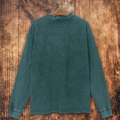 IC xc ni ka Christian Washed Sweatshirt