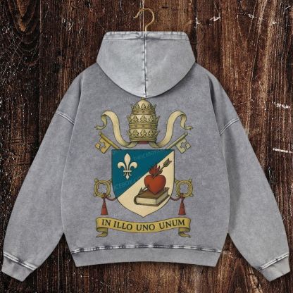 IN ILLO UNO UNUM Christian Washed Hoodie