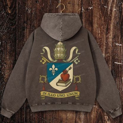 IN ILLO UNO UNUM Christian Washed Hoodie