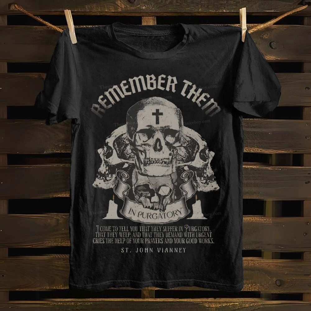 Memento Mori All Souls Day Cotton T-shirt