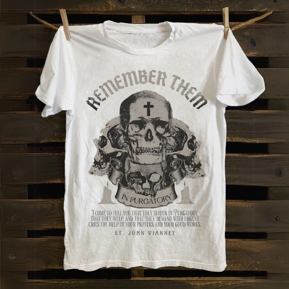 Memento Mori All Souls Day Cotton T-shirt