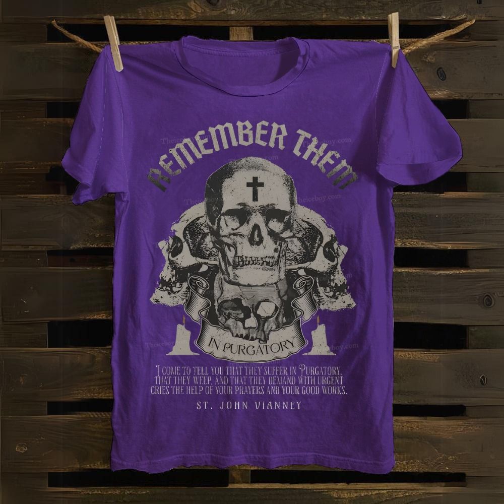 Memento Mori All Souls Day Cotton T-shirt