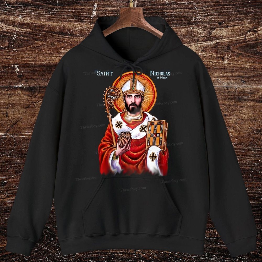 Saint Nicholas Oversized Cotton Hoodies