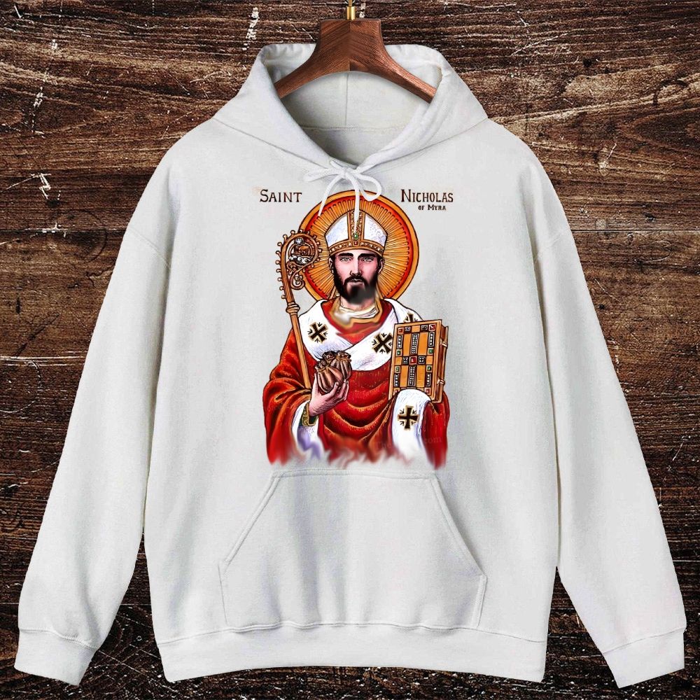 Saint Nicholas Oversized Cotton Hoodies