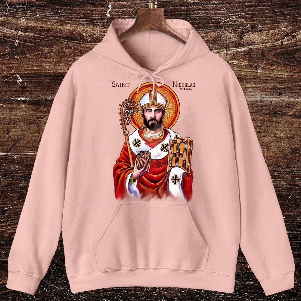 Saint Nicholas Oversized Cotton Hoodies