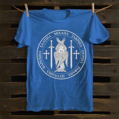 Saint St Michael Archangel Catholic Archangel Angel Defender Cotton T-shirt