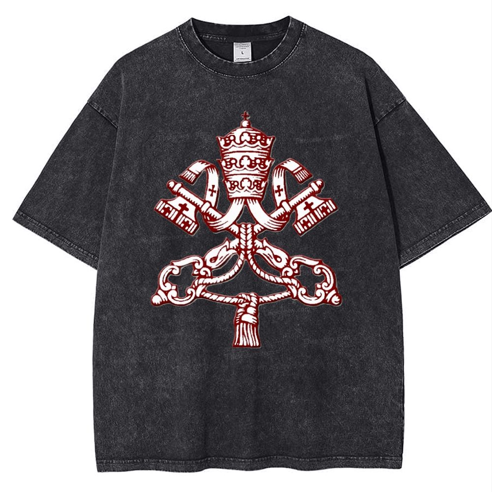 Gospel Oversized Snowflake Vintage Cotton T-Shirt