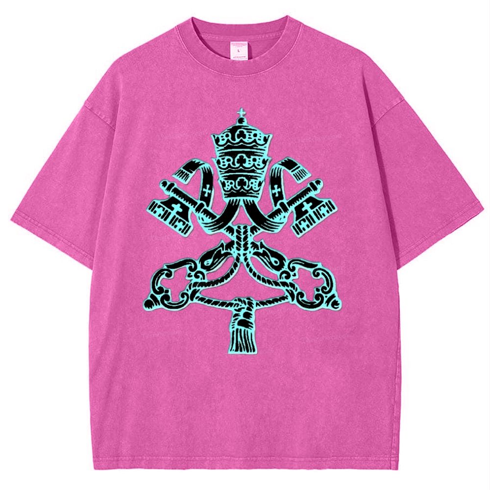 Gospel Oversized Snowflake Vintage Cotton T-Shirt