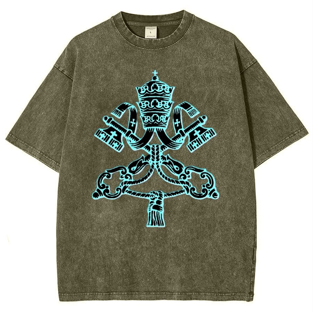 Gospel Oversized Snowflake Vintage Cotton T-Shirt