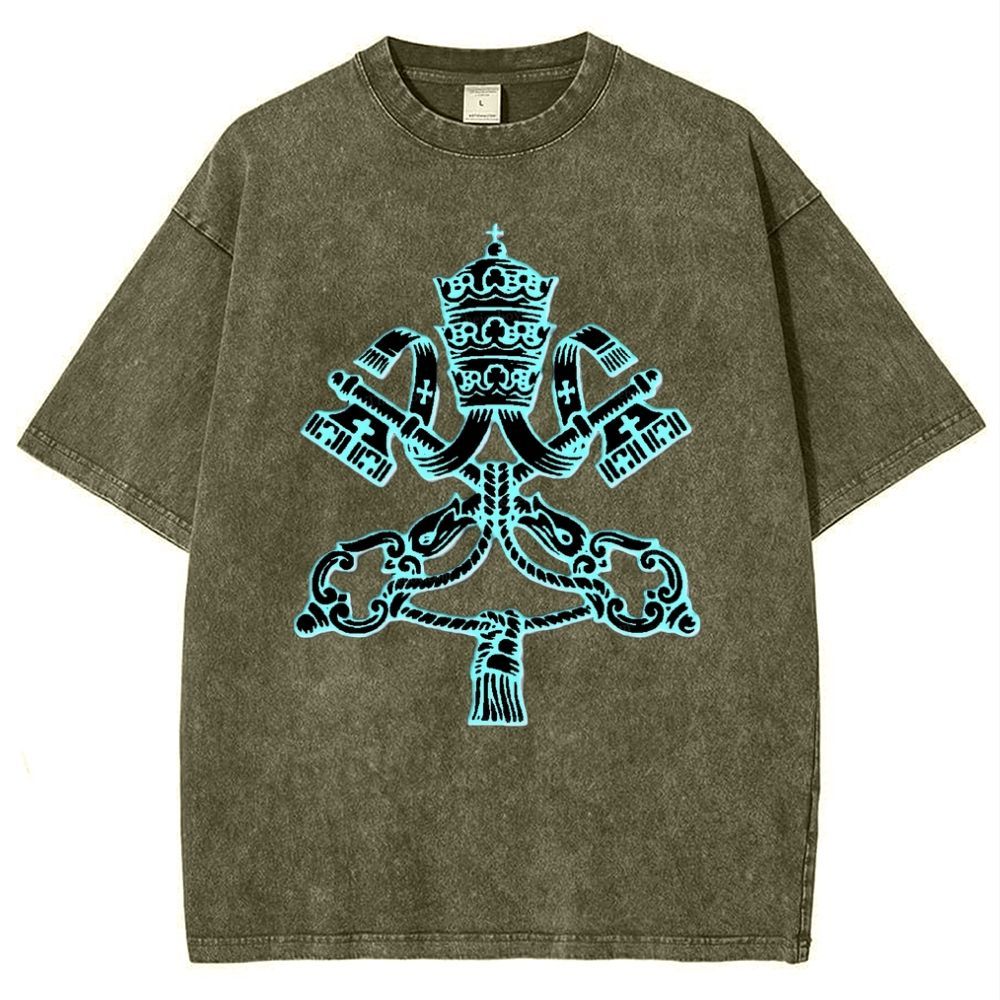 Gospel Oversized Snowflake Vintage Cotton T-Shirt