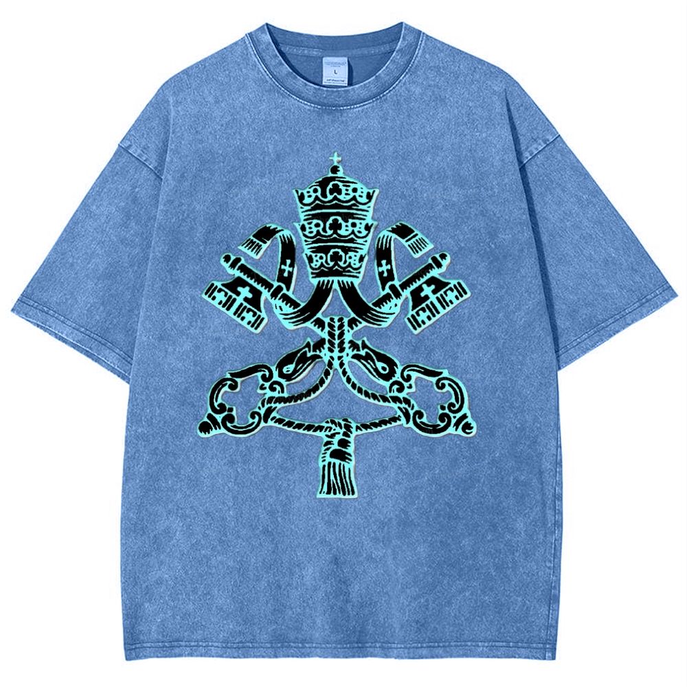 Gospel Oversized Snowflake Vintage Cotton T-Shirt