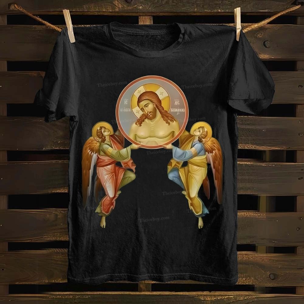 Icon of Christ after the Passion Cotton T-shirt
