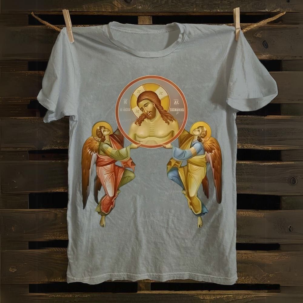 Icon of Christ after the Passion Cotton T-shirt