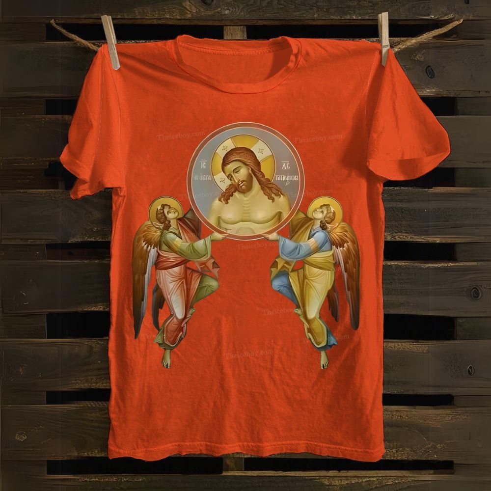 Icon of Christ after the Passion Cotton T-shirt